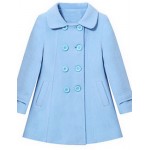 Girl's Jacket & Coat,Wool Winter / Spring / Fall Blue / Red  