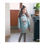 Girl's Casual/Daily Print Dress / Hoodie & SweatshirtPolyester Fall Green  