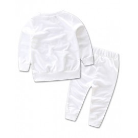 Girl Casual/Daily / Sports Solid Sets,Cotton Spring / Fall Long Sleeve Clothing Set  