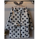 Girl's Casual/Daily Polka Dot Hoodie & SweatshirtNylon Winter / Spring / Fall Gray  