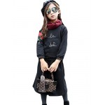 Girl Casual/Daily Solid Hoodie & Sweatshirt,Cotton Fall / Winter Long Sleeve Regular  