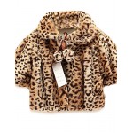 Girl's Leopard Jacket & Coat,Cotton Spring / Fall  