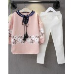 Girl's Casual/Daily Floral Clothing SetRayon Spring / Fall Pink  