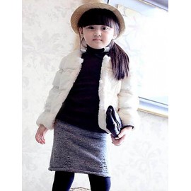 Girl Casual/Daily Solid Suit & Blazer,Cotton Winter Long Sleeve  