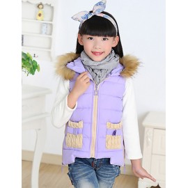 Girl's Casual/Daily Solid Blouse / VestOthers Winter Pink / Purple / Red  