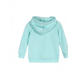 Girl's Hoodie & Sweatshirt,Cotton Winter Blue  