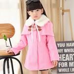 Girl's Pink / Red Jacket & Coat , Dresswear Polyester Winter / Spring / Fall  