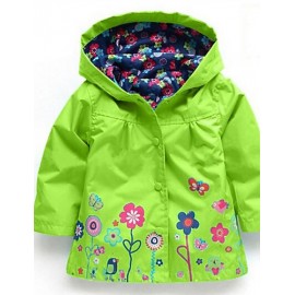 Girl's Down & Cotton Padded,Cotton Winter Green / Pink / Purple  