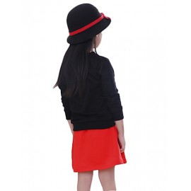 Girl's Cotton Fashion Winter/Spring/Fall Going out Casual/Daily Sweater & Short Skirt Two-piece Set Dress  