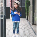 Girl's Casual/Daily Solid JeansCotton Winter / Fall Blue  