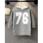 Girl's Casual/Daily Solid Hoodie & SweatshirtCotton Winter / Fall Gray  