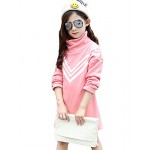 Girl Casual/Daily Solid Hoodie & Sweatshirt,Cotton Fall / Winter Long Sleeve Regular  