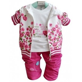 Girl's Cotton Blend Clothing Set Spring/Fall Long Sleeve  