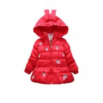 Girl's Casual/Daily Print BlouseCotton Winter Green / Pink / Red  