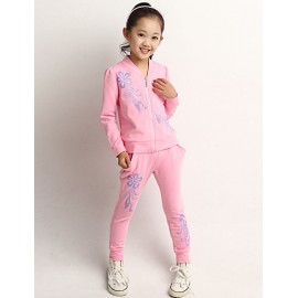 Girl Fashion In Europe And  Fall  Pants Leisure Sports Two-Piece Outfit  